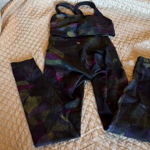 Lululemon Athletica Multicolor Strappy Activewear Set